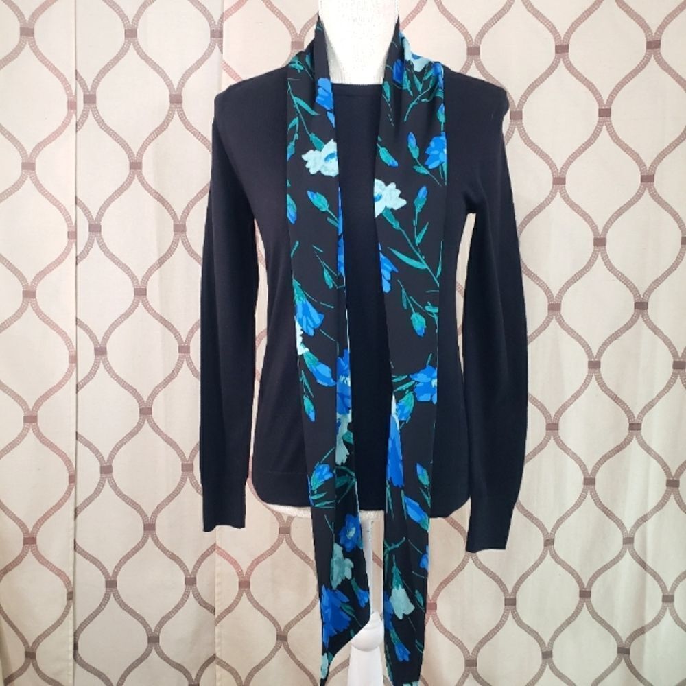 J. Crew Lightweight Sweater with Built-in Scarf Women's Size Xsmall NWT
